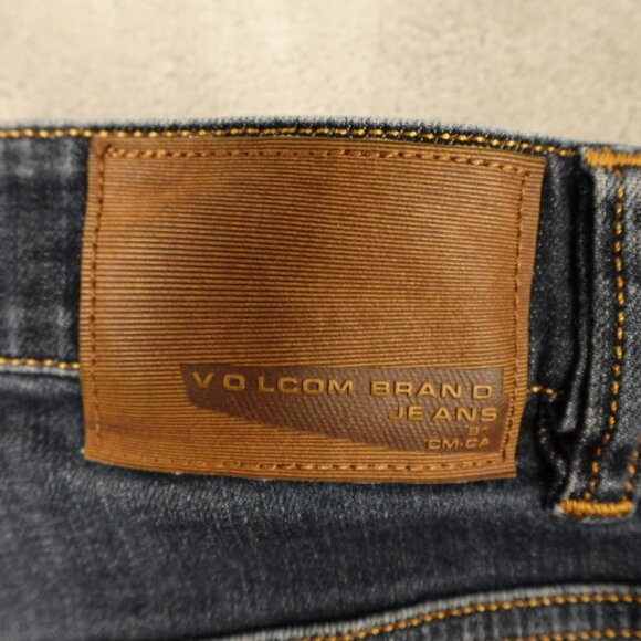 Volcom jeans Solver modern straight men's 34 blue denim - Picture 12 of 14
